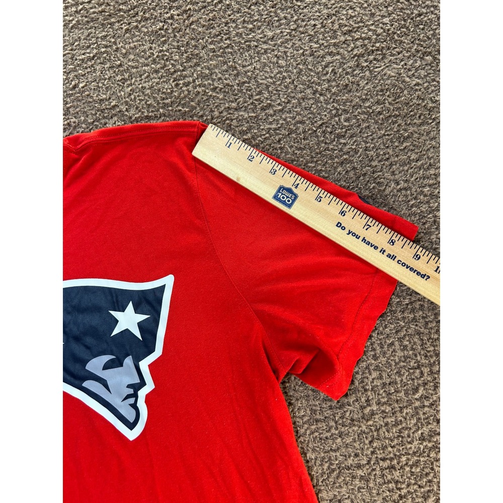 Nike Dri-FIT New England Patriots Red Graphic T-Shirt Mens XL NFL Football - Picture 6 of 7